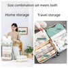 6-Pack Reusable Vacuum Compression Storage Bags Set, With Hand Pump,