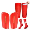 25-28cm Antideslizantes Fútbol Y Manga Media Y Espinillera