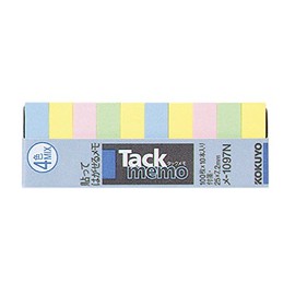 コクヨ タックメモ 付箋超ミニサイズ 25x7.2mm 100枚x4本 ミックス メ-1097N