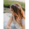 Latious Starfish Bride Wedding Hair Vine Silver Flower Bridal Hair