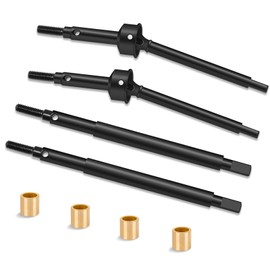 OGRC +5mm Extended Thread CVD Front Rear Axle Shafts Drive Shafts for 1/18 TRX4M Axles RC Upgrade Parts