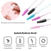 6PCS Eyelash Brushes Disposable Crystal Eyebrow Brush Spoolies for Eyelash