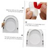 Gadpiparty 8pcs Toilet Seat Bumpers Replacement Kit Toilet Cushions for