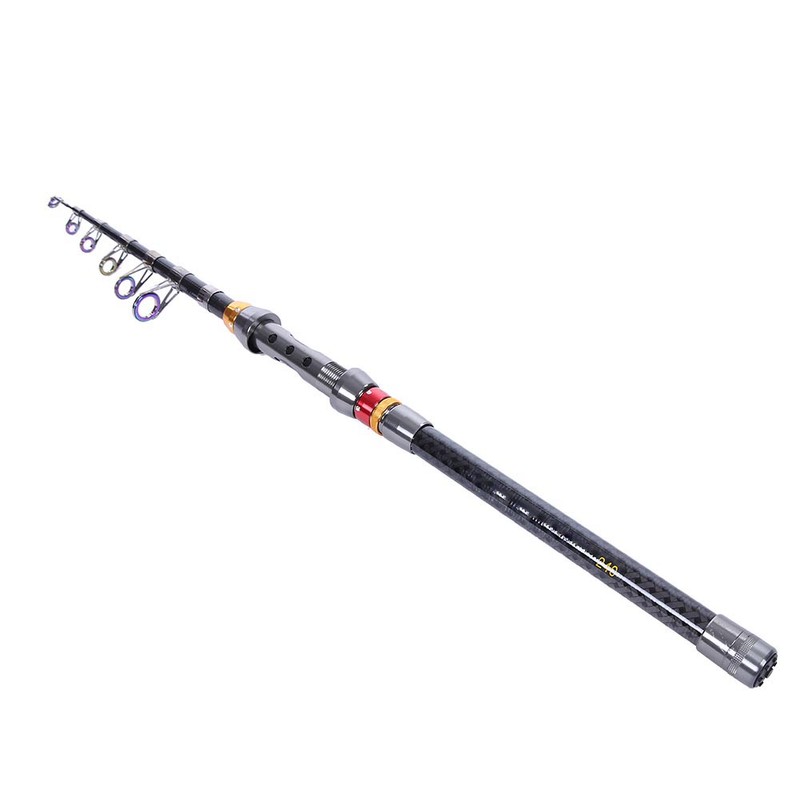 Protable Ultralight Carbon Fishing Rod Telescopic Sea Pole Tackle Accessory