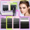 Kit De Extensión De Pestañas De 4 Cajas, 832 Pcs
