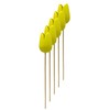 Wooden Tulip Decorative Stake 4 x 36 cm Yellow Pack
