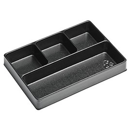STRAIGHT Drawer Tray, 09-606, 10.6 x 1.5 x 7.4 inches (270 x 38 x 188 mm); Number of Dividers: 4
