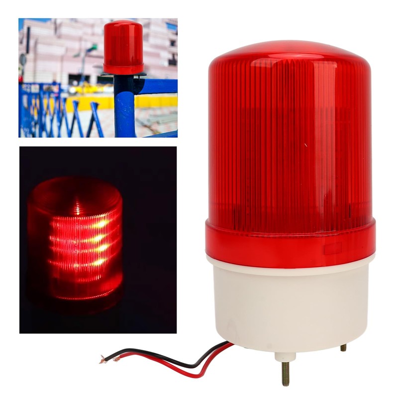 Tyenaza Industrial Rotating LED Flash Warning Light, 10 W Electric