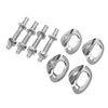4 Pair Climbing Hanger Stainless Steel Wear Resistant High Load