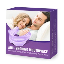 Anti Snoring Devices, Mouth Guard for Grinding Teeth at Night, Reusable Snoring Solution, Snoring Mouth Guard with Suitable Size, Anti Snoring Mouthpiece for Men & Women-Q62