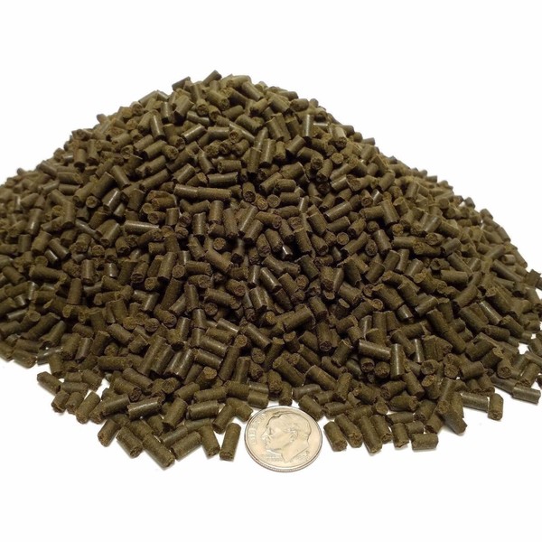 Aquatic Foods Inc. Spirulina Rich 1/8" x 5/16" Sinking Bits