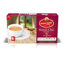 Wagh Bakri Masala Chai Tea Bags with Envelop, 200g