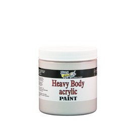 Handy Art Nu Master Heavy Body Acrylic Paint 8 ounce, Titanium White