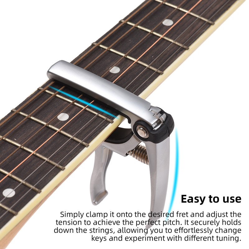 4-in-1 Guitar Capo Quick Change Capo Capo Function Starting Nail