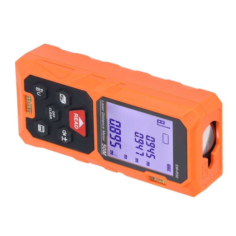 Handheld Laser Distance Meter High Accuracy Double Sensing Holes Digital