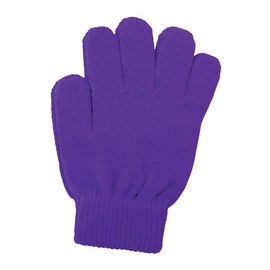 A&R Sports Knit Gloves, Purple, One Size
