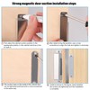 MIN CI 4 Pack Magnetic Door Catch, Strong Magnets Heavy