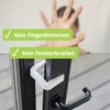 FeJu Window Clamps | Pack of 4 in White |