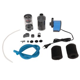 Aquarium Internal Filter 5 in 1 Quiet Multifunction Fish Waste Suction Submersible Fish Tank Pump Filter 25W EU Plug 220V