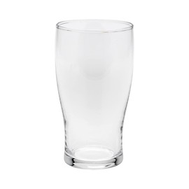 Restaurantware 16 oz Tulip Beer Pint Glass - 3" x 3" x 5 3/4" - 12 count box
