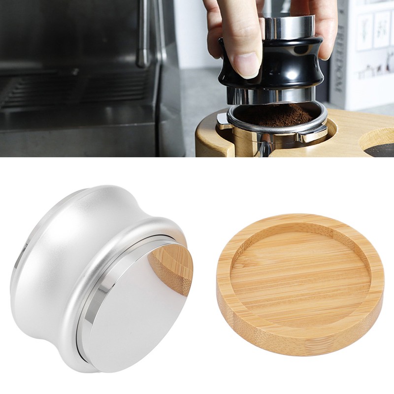 Coffee Distributor Adjustable Depth Tamper Press Hammer Distribution Tool for