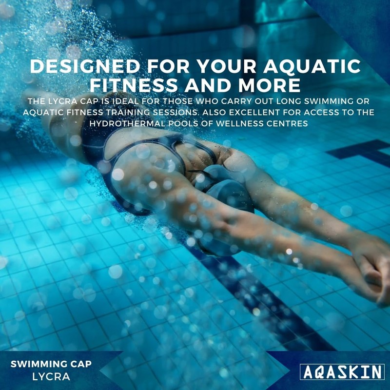 Professional Swimming Headphones in Hypoallergenic Lycra – Latex Free –