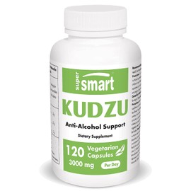 Supersmart - Kudzu Extract 500 mg Full Spectrum - Powerful Herbal Extract Antioxidant | Non-GMO & Gluten Free - 120 Vegetarian Capsules