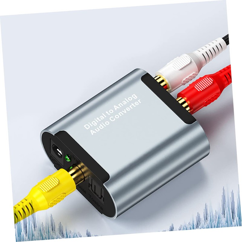 TEHAUX Optical Digital Audio Converter Analog Audio Converter Output to