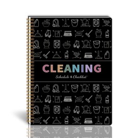 Adhd Cleaning Planner for Adults Women, Cleaning Schedule and Checklist Organizer, Household Cleaning Planner with Daily/Weekly/Monthly Task, Editable Chore Chart Notebook for Home, Family Cleaning Tasks, DIY Home Improvement