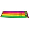 Ticonderoga 13810 Pre-Sharpened Pencil, HB, 2, Assorted Color Barrels, 10/Set