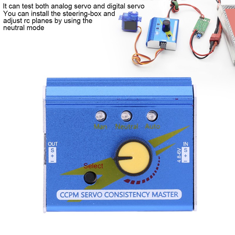 CCPM Servo Consistency Master Motor Tester ESC Checker for RC