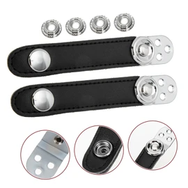 Totority 5 Sets Accordion Buckle Strap Acordeones Para Adultos Metal Extension Film Buckle Accordion for Kids Accordion Accessory Accordion Fittings Child Double Layer Universal Cowhide