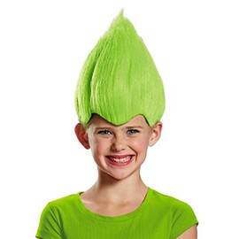 Green Wacky Child Wig, One Size Child