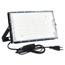 CREATESTAR LED Spotlight 150 W, LED Outdoor Spotlight, Super Bright 15000 LM Outdoor Spotlight, 6500 K Cool White LED Floodlight with IP65 Waterproof for Garden, Garage, Sports Field, Patios