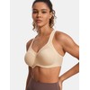 SYROKAN Women's Full Support High Impact Racerback Lightly Lined Underwire