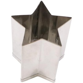 Kanda 075058 18-8 Stainless Steel Vegetable Cutter, Star, Large #3, Commercial Use