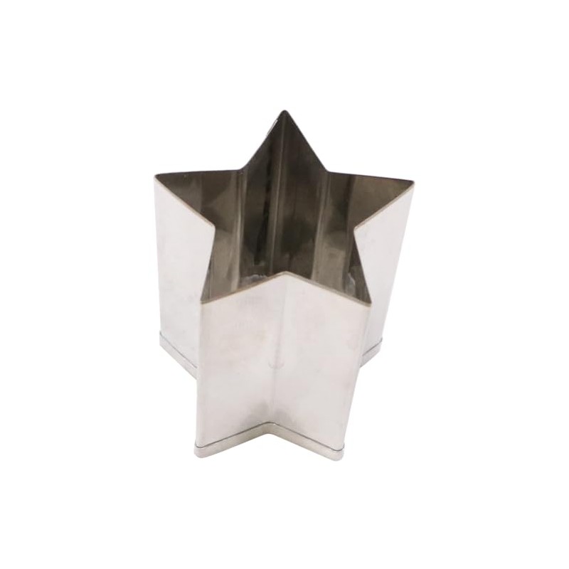 Kanda 075058 18-8 Stainless Steel Vegetable Cutter, Star, Large #3,