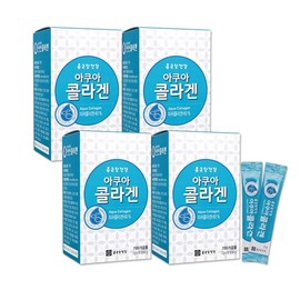 Chong Kun Dang Health Aqua Collagen 2g x 30 sachets x 4 cans / 종근당건강 아쿠아콜라겐 2g x 30포 X 4통