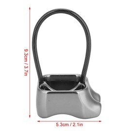 Vbestlife Rock Climbing Belay Device, Rock Climbing Rappel Belay Equipment Down Device Protector Downhill Descent Control Kit