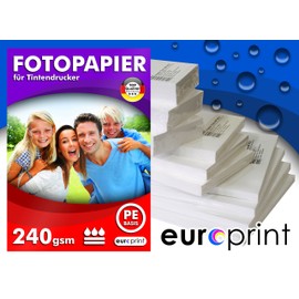 Photo Paper 240 g 100 Sheets 10 x 15 Silk Gloss Microporous Back PE Quality