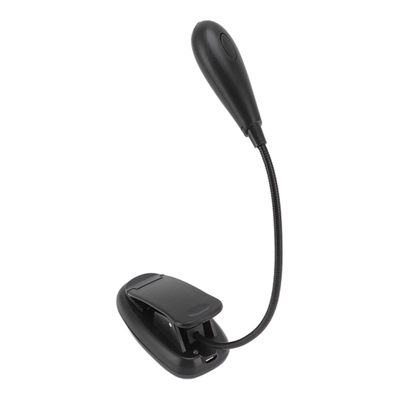 Clip On Light Black 9 Level 7 Lamps Foldable Flexible