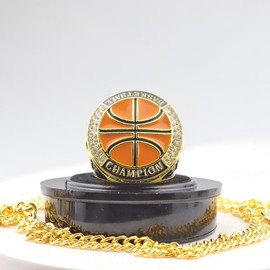 golden Fantasy BasketballLeague Championship ringsfantasy basketball Trophybasketball Rings for kidsbasketball Prize 2024 2025 - style: 10 pcs ring, size: 11