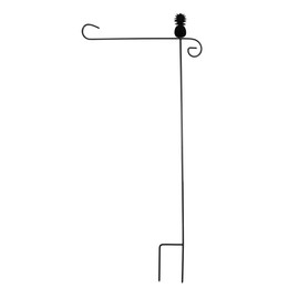 Briarwood Lane Wrought Iron Pineapple Garden Flag Stand 40" H