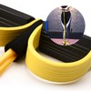 Yoga Pilates Home Training Full-Body Strength & Stretching Rubber Rowing Band M10949 Purple 2ea