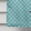 Caroline's Treasures BB8096CHF Emu Blue Check Canvas House Flag, Multicolor