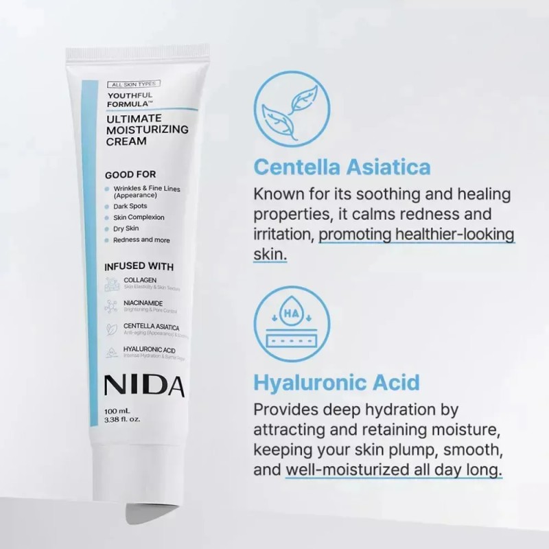Y- .versin Coreana De La Crema Hidratante Nida Youth