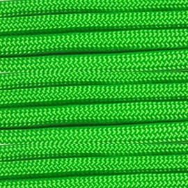 PARACORD PLANET 10 20 25 50 100 Foot Hanks and 250 1000 Foot Spools of Parachute 550 Cord Type III 7 Strand Paracord (Neon Green 50 Feet)