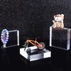 Vicenpal 4 Pieces Acrylic Square Display Block 3 x 3