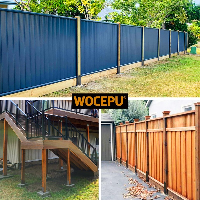 Wocepu 2 Pack Heavy Duty Stainless Steels U-Shape 4"x4"(Actually 4"x4")