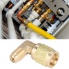 GLOGLOW Air Conditioning Adapter, R410 Male Thread 1/4 to Female